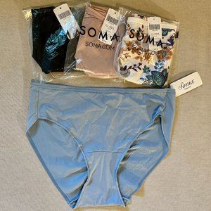 Soma vanishing edge panties - M - set of 4